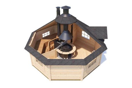 AXEL Sauna Cabin | 17 m2 - Timber Building Specialists