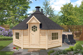 AXEL Sauna Cabin | 17 m2 - Sauna Log Cabin - Timber Building Specialists