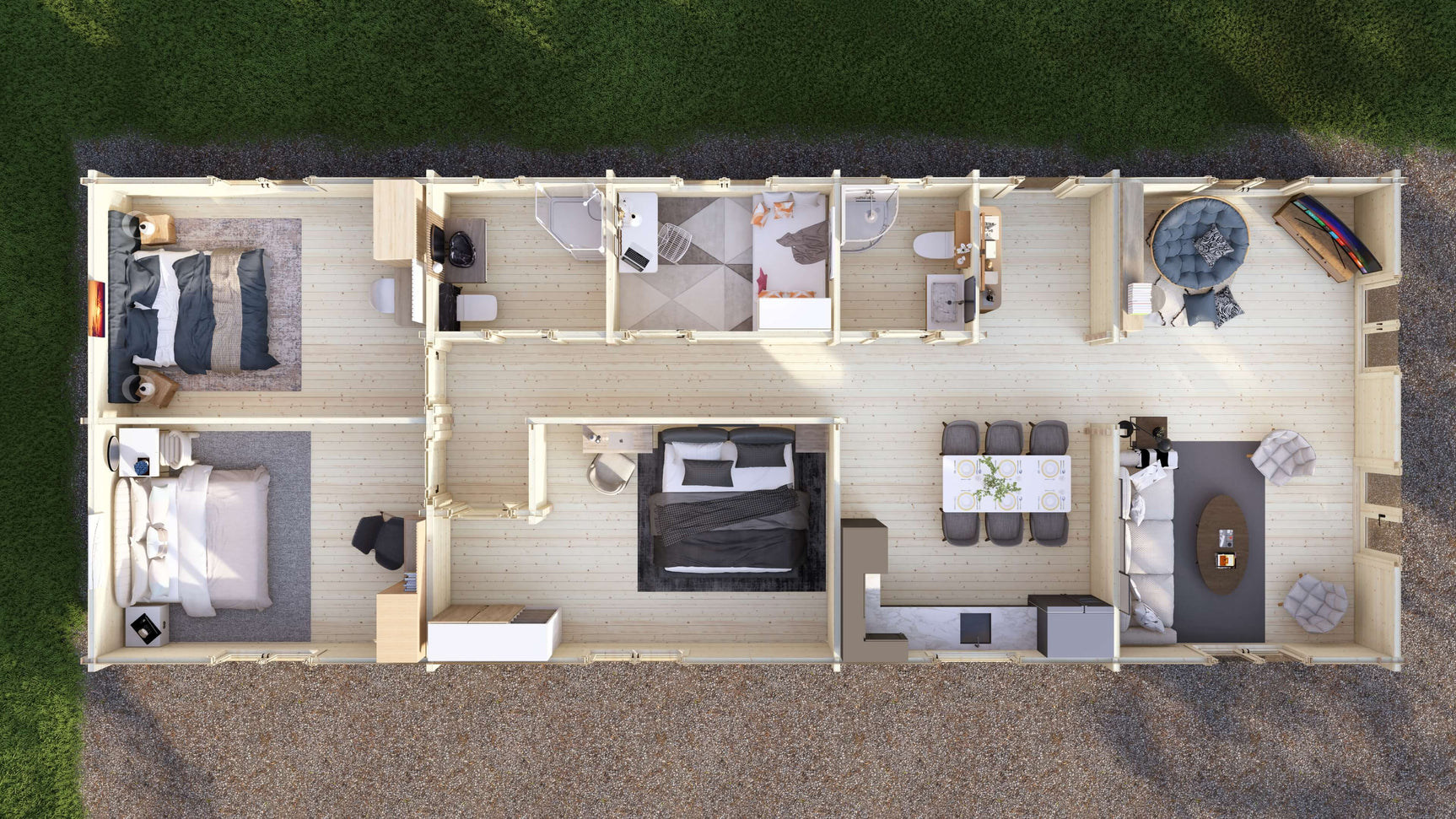 Severn 4 Bed Lodge | 18x6.8m