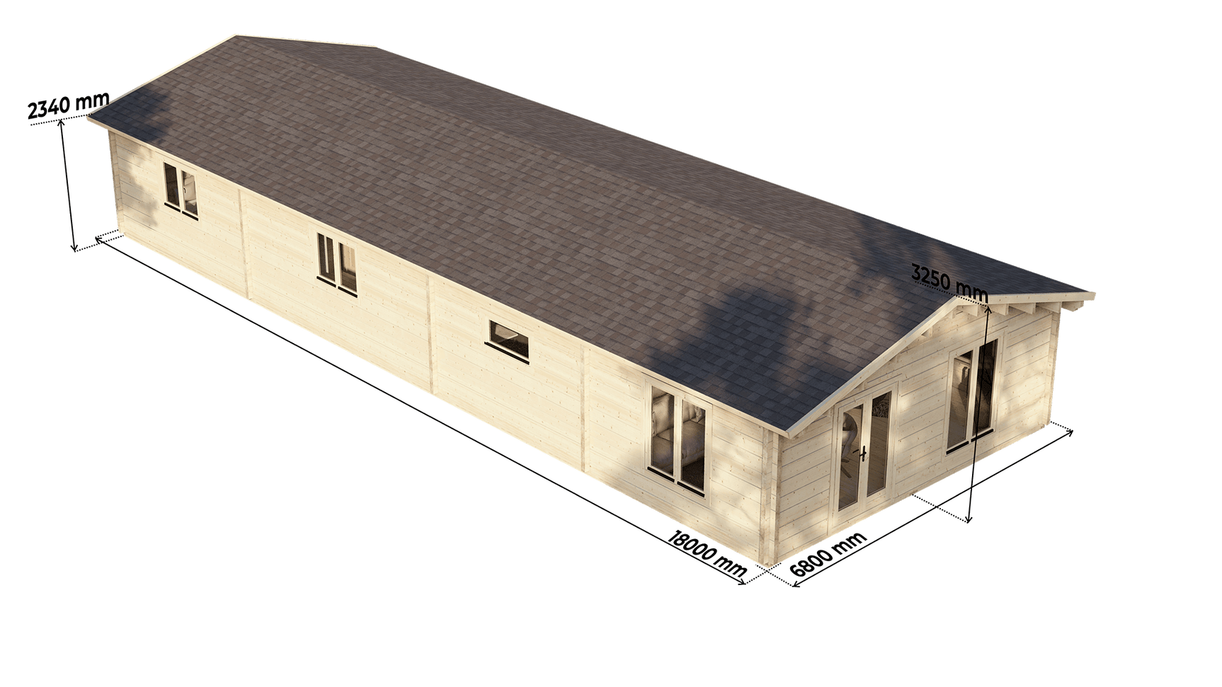 Severn 4 Bed Lodge | 18x6.8m