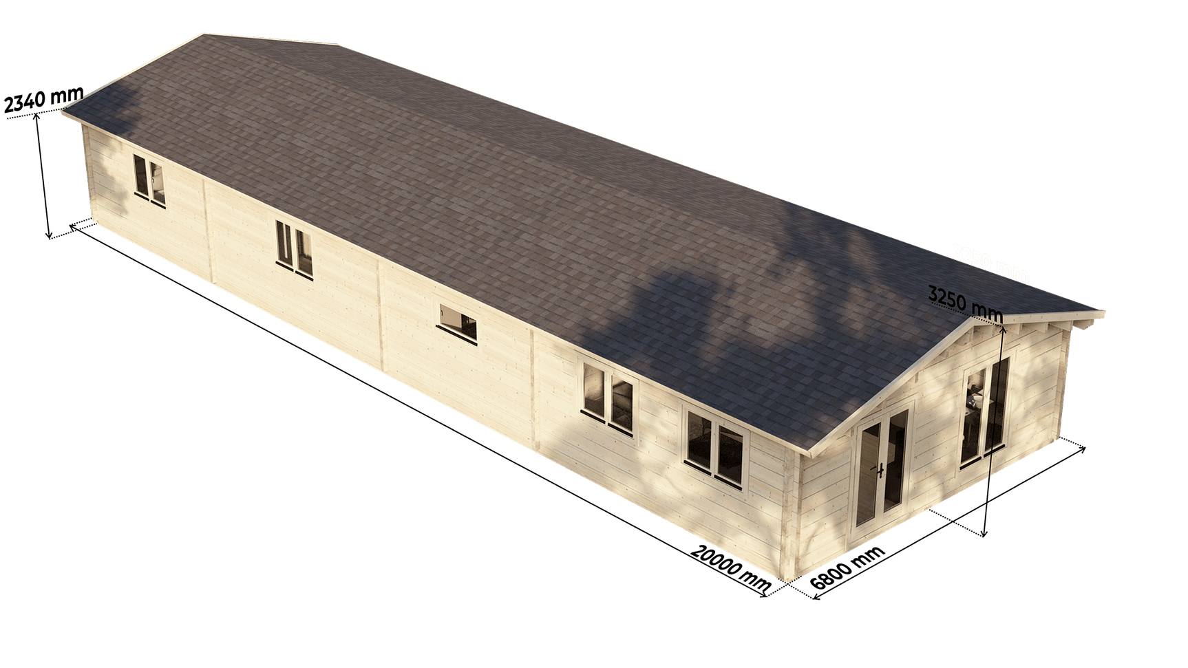 Severn 4 Bed Lodge | 20x6.8m