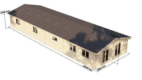 Severn 4 Bed Lodge | 20x6.8m