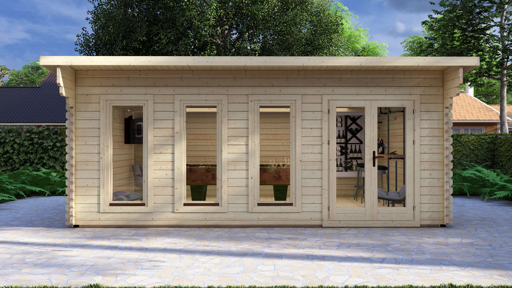 Sycamore Log Cabin | 6.0 x 4.0m