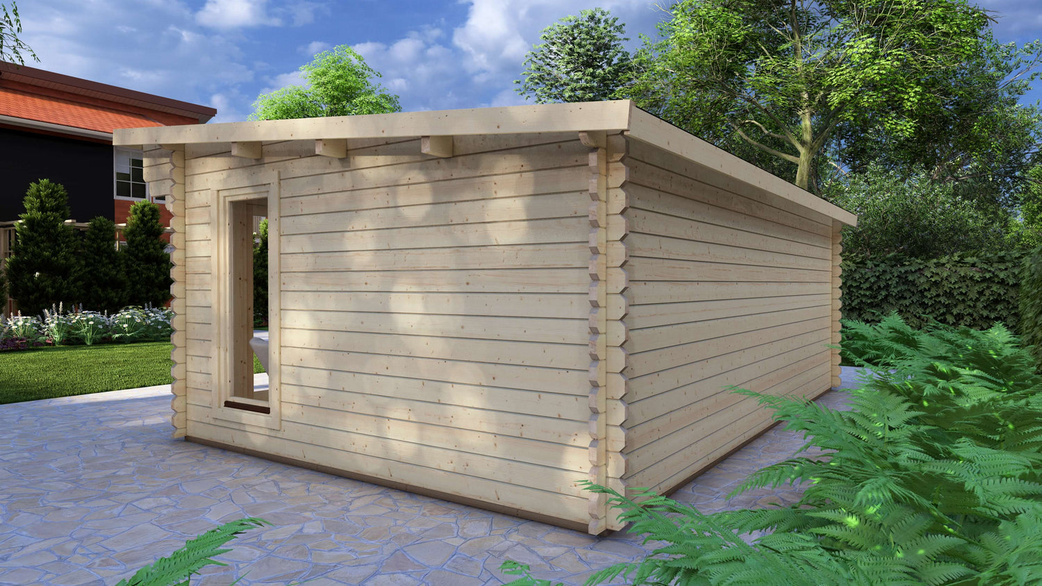 Sycamore Log Cabin | 6.0 x 4.0m