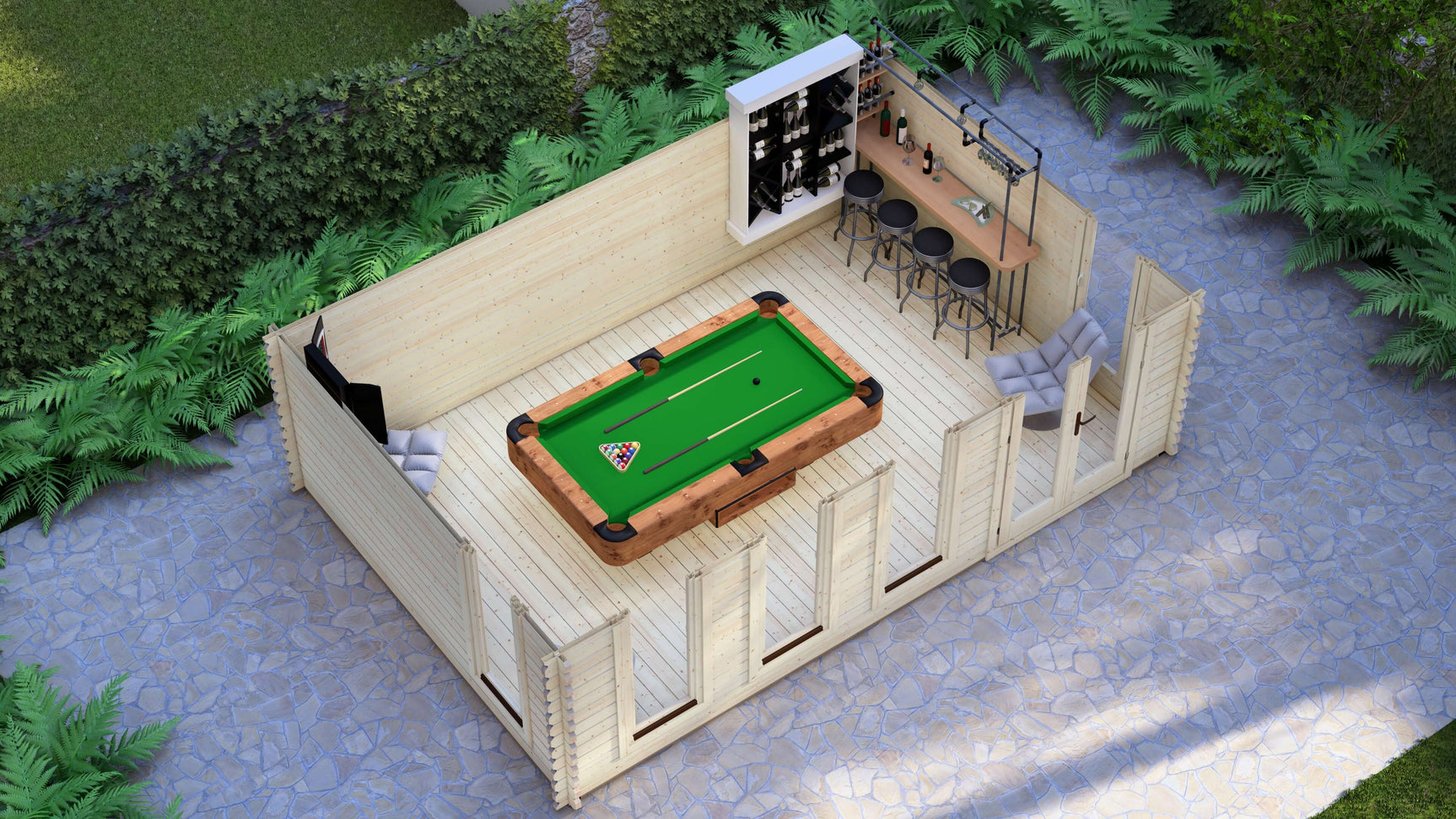 Sycamore Log Cabin | 6.0 x 4.0m