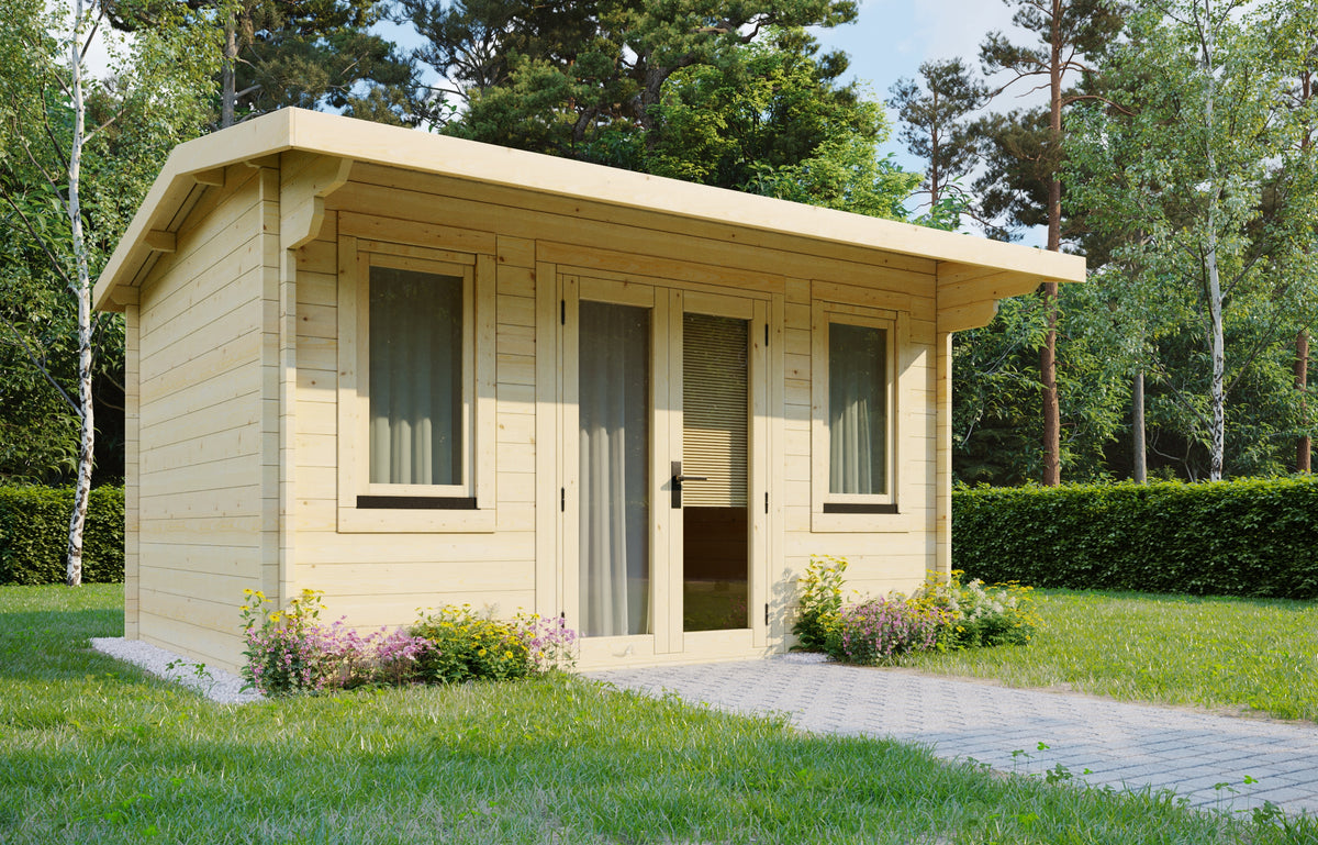 5x3m Apex Log Cabin 34mm - Managers Special