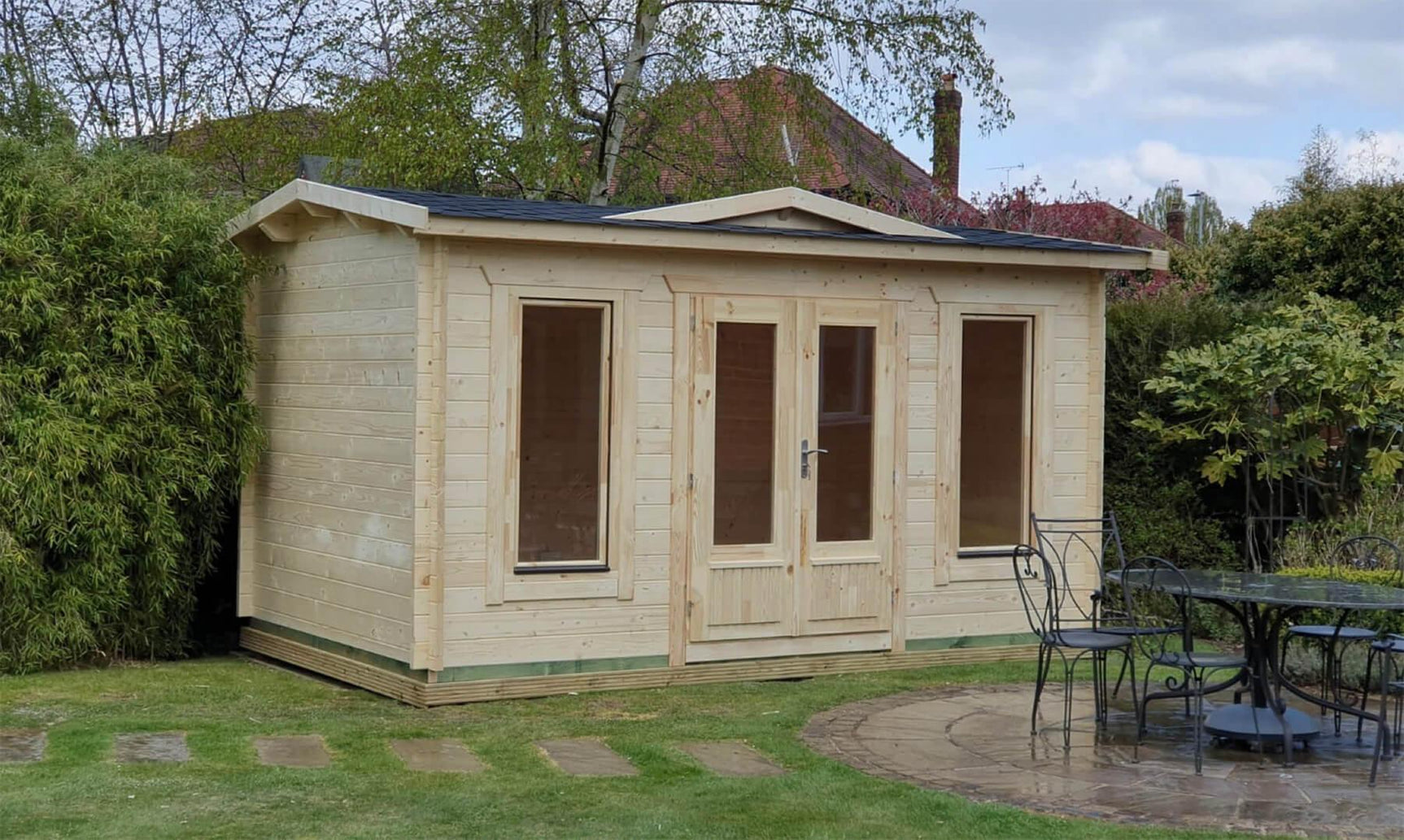 TBS123 Log Cabin | 4.2x3.2m - Timber Building Specialists