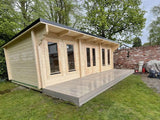 TBS167 7x4m Log Cabin - Timber Building Specialists