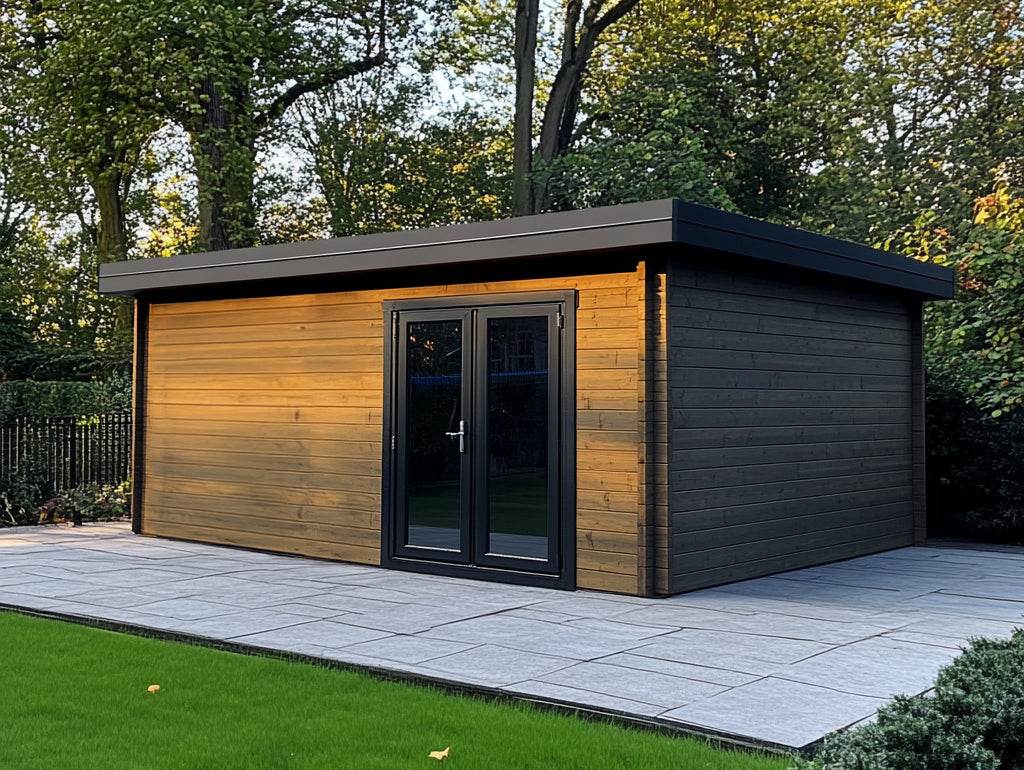 Birkdale Golf Simulator Log Cabin | 7.0x5.0m - Timber Building Specialists