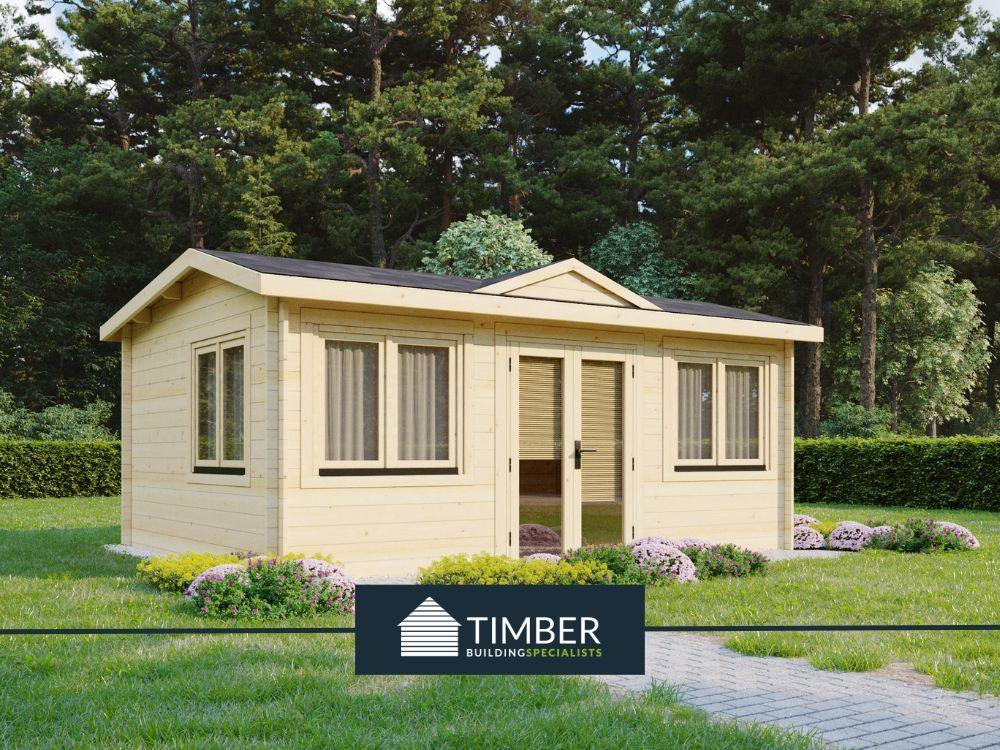 TBS101 Log Cabin | 3.8x5.3m - Timber Building Specialists