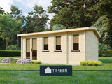 TBS103 Log Cabin | 5.1x3.9m - Timber Building Specialists