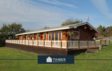 TBS171 Log Cabin (4 Bed Lodge) | 20x6.8m - Timber Building Specialists