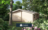 TBS170 3 Bed Log Cabin | 17.3x6.8m - Timber Building Specialists