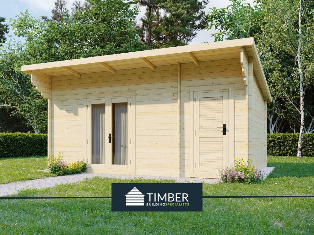 TBS109 Log Cabin | 4.6x3.1m - Timber Building Specialists