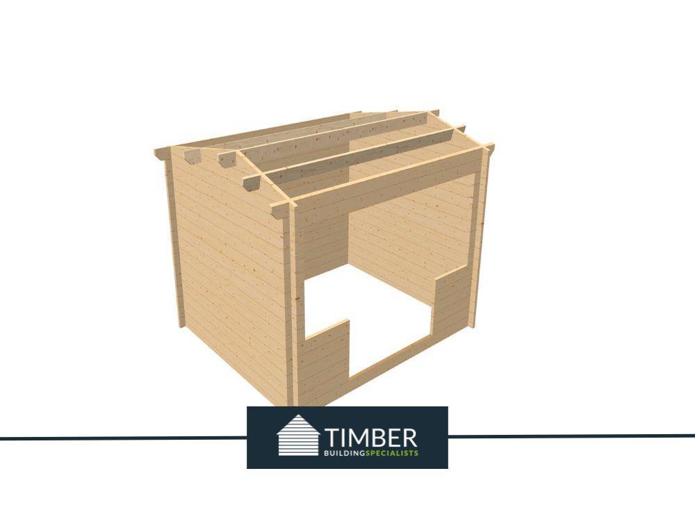 TBS110 Log Cabin | 3.2x2.7m