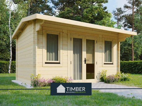 TBS111 Log Cabin | 4.0x3.0m - Timber Building Specialists