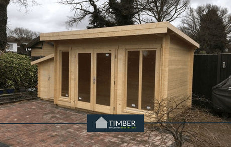 TBS113 Log Cabin | 4.0x2.5m - Timber Building Specialists