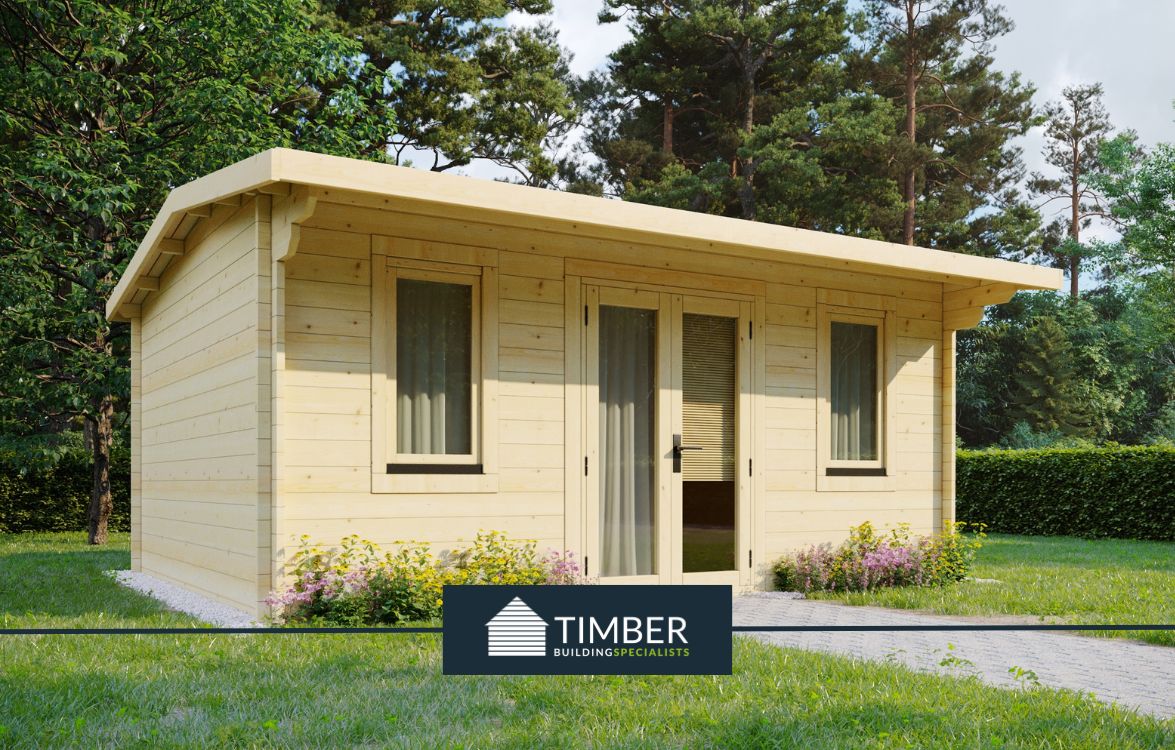 TBS116 Log Cabin | 4.0x5.0m - Timber Building Specialists