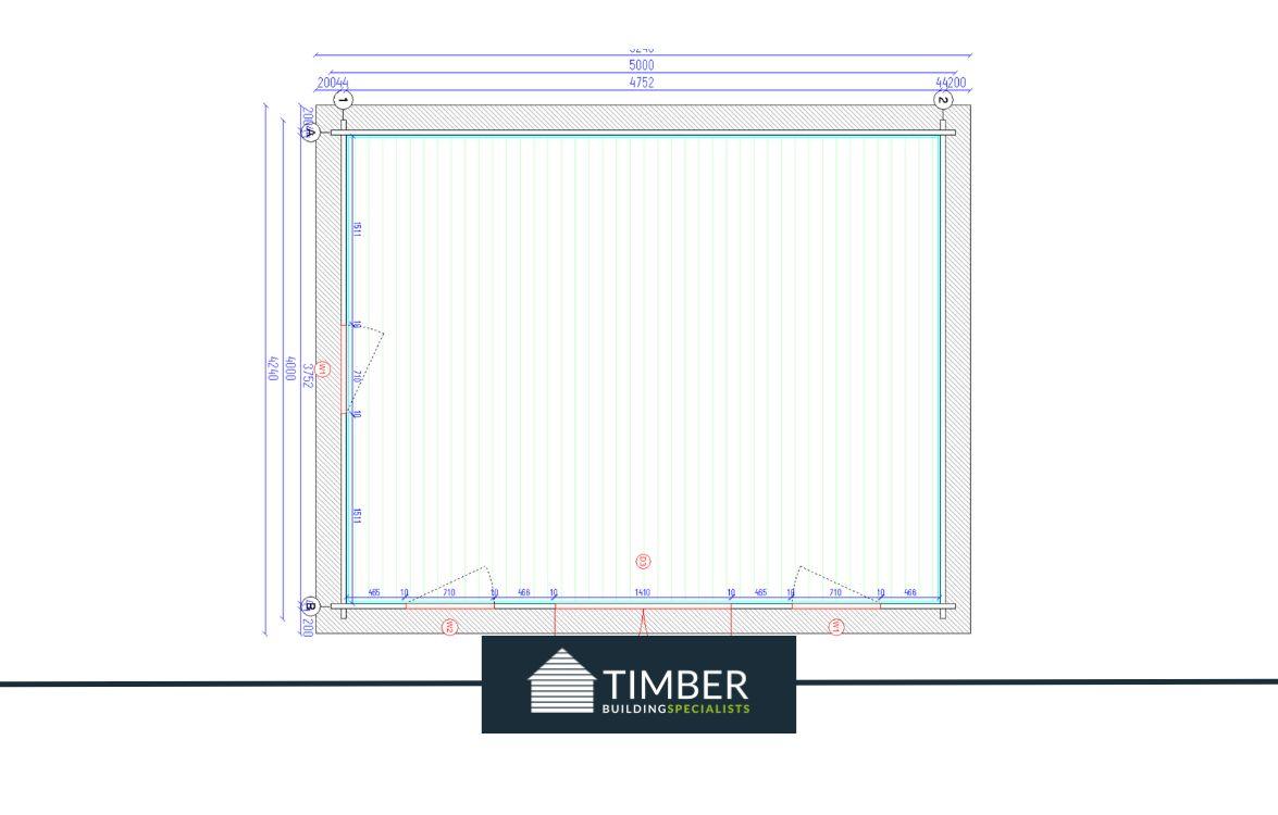 TBS117 Log Cabin | 5.0x4.0m
