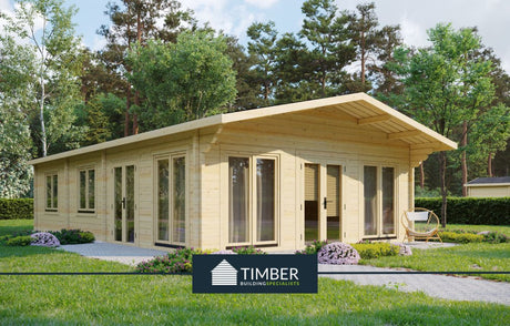 TBS120 Log Cabin | 10.0x6.0m - Timber Building Specialists