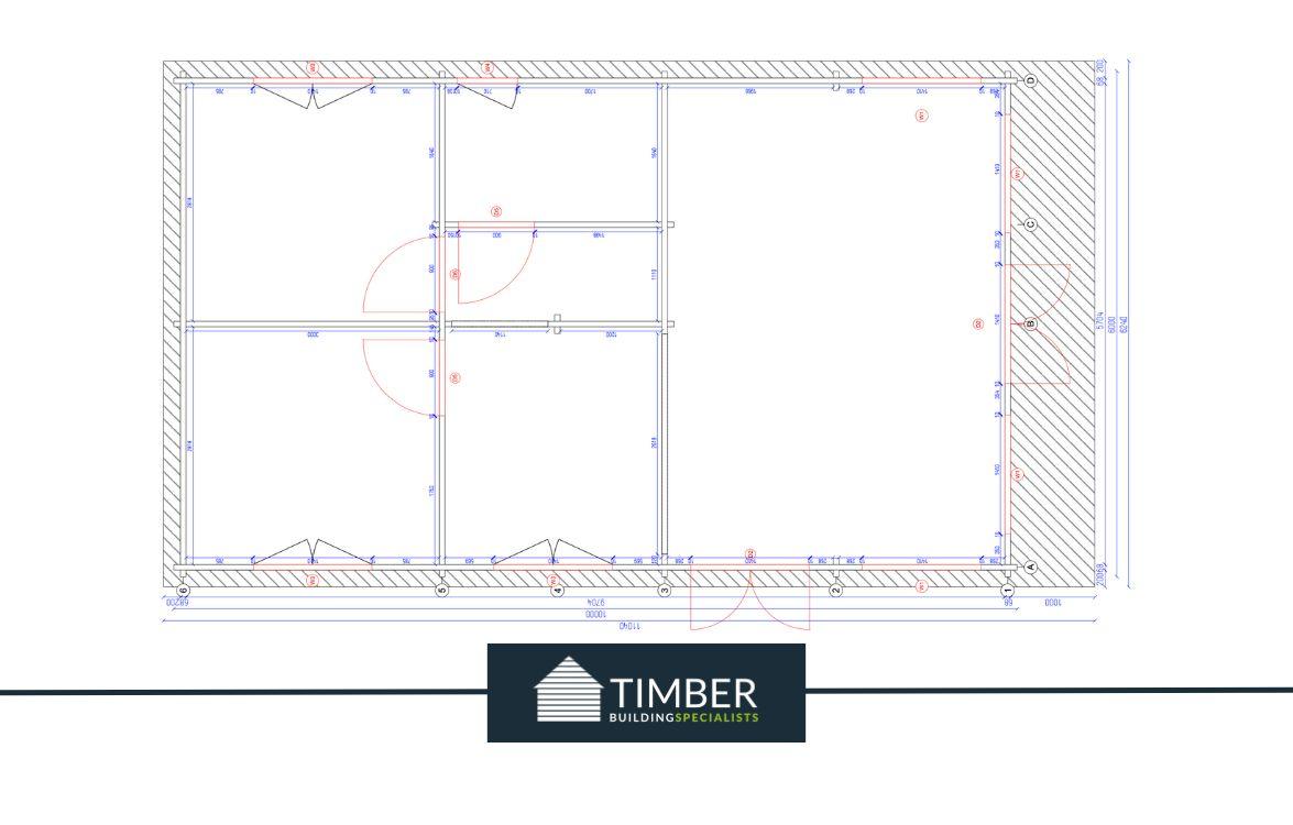 TBS120 Log Cabin | 10.0x6.0m