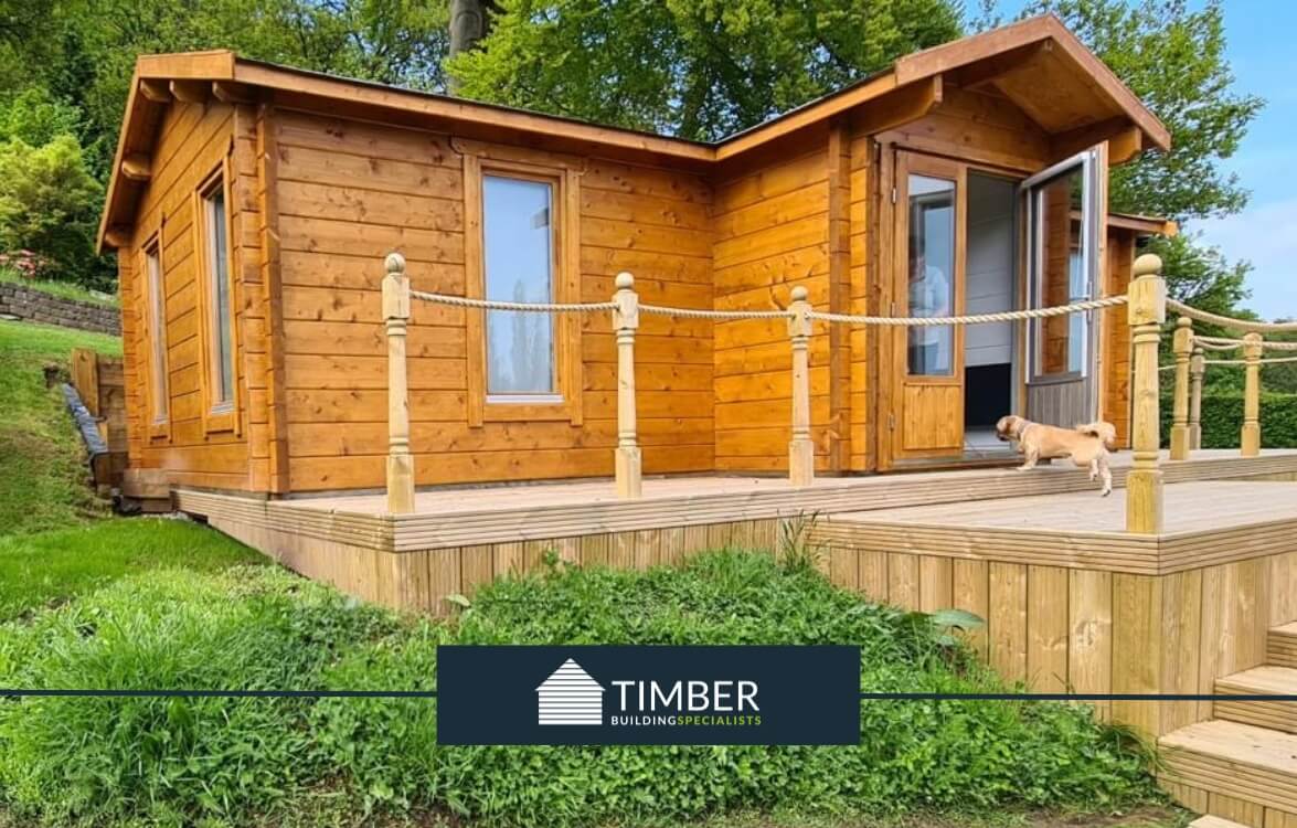 TBS181 Log Cabin | 7x4m w/ 1.5m Portch - Timber Building Specialists