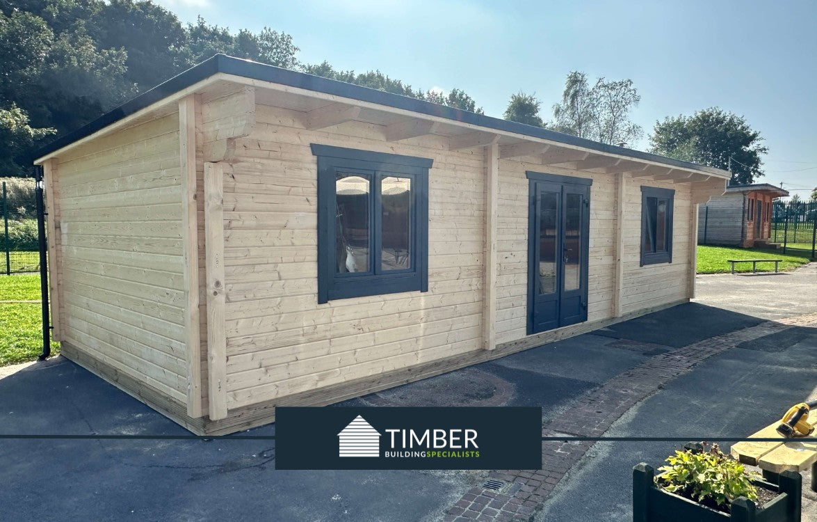 TBS180 Log Cabin | 10.0x4.0m - Timber Building Specialists