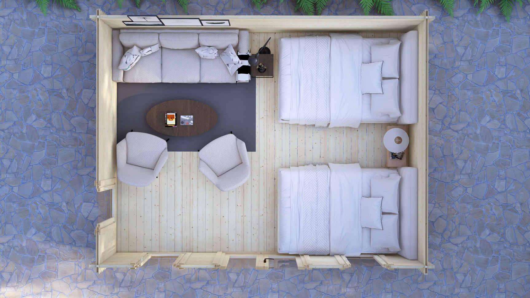 Willow Log Cabin | 5.0 x 4.0m