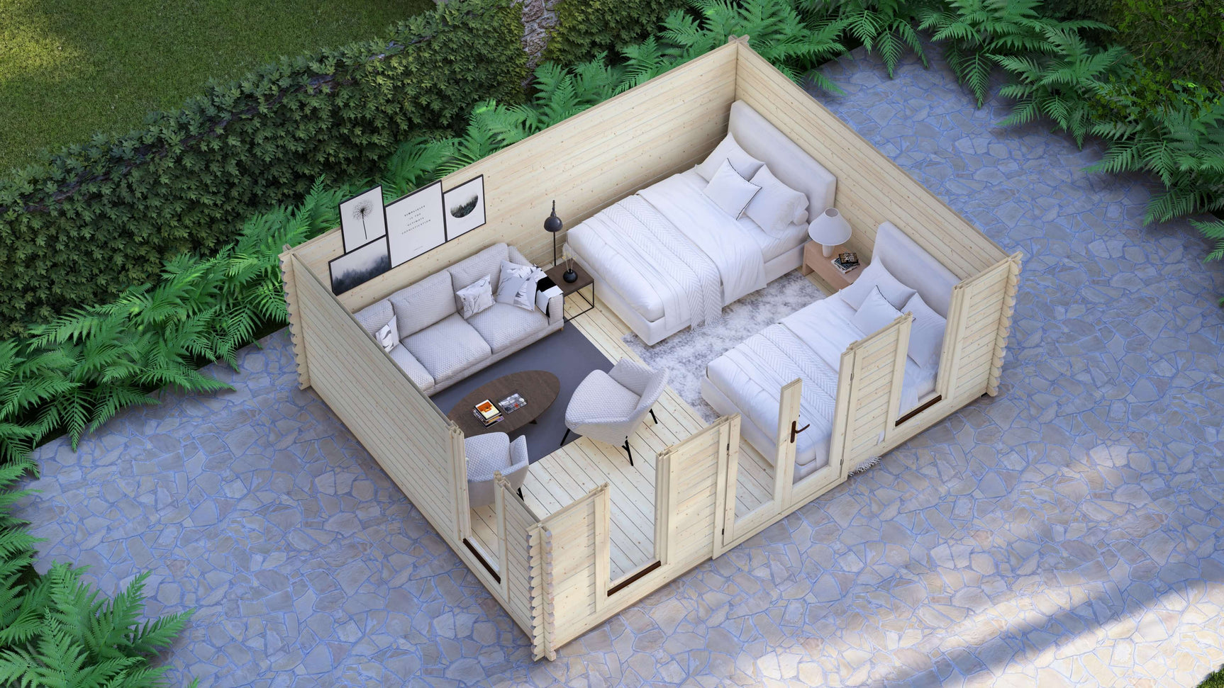 Willow Log Cabin | 5.0 x 4.0m