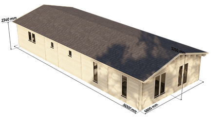 Wye 2 Bed Lodge | 16x6.8m