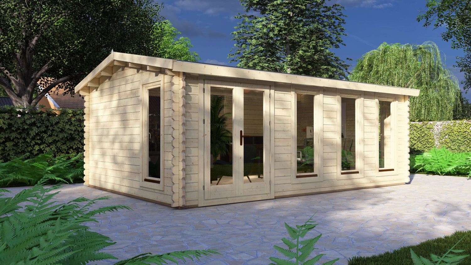 Yew Log Cabin | 6.0 x 4.0m