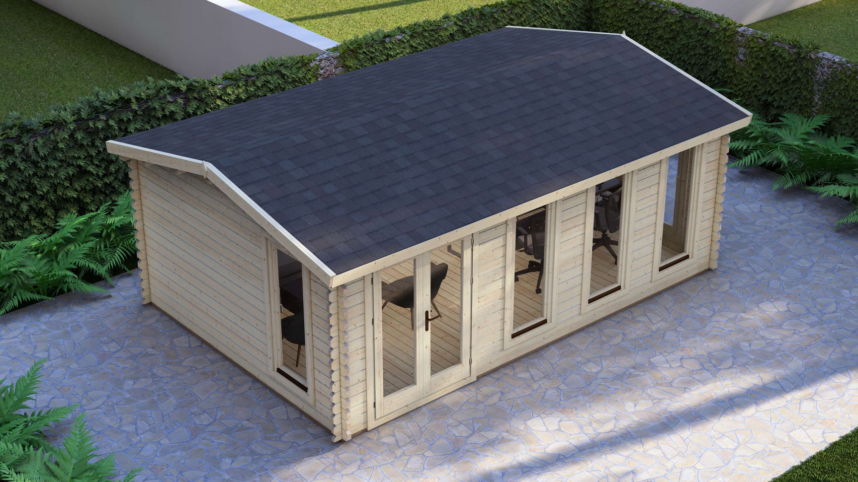 Yew Log Cabin | 6.0 x 4.0m