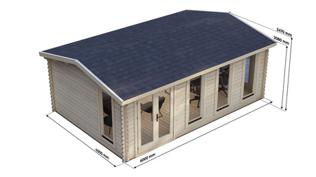 Yew Log Cabin | 6.0 x 4.0m