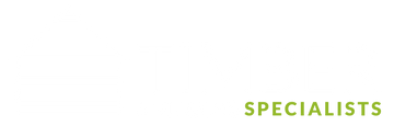 timber building specialists logo landscape white
