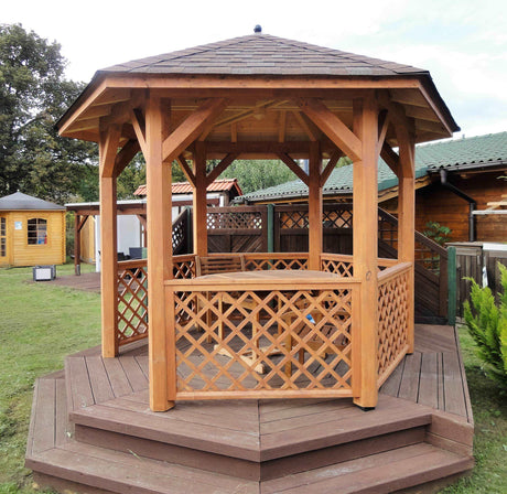 Helena 6 Gazebo | 3.5x3.5m - Timber Building Specialists