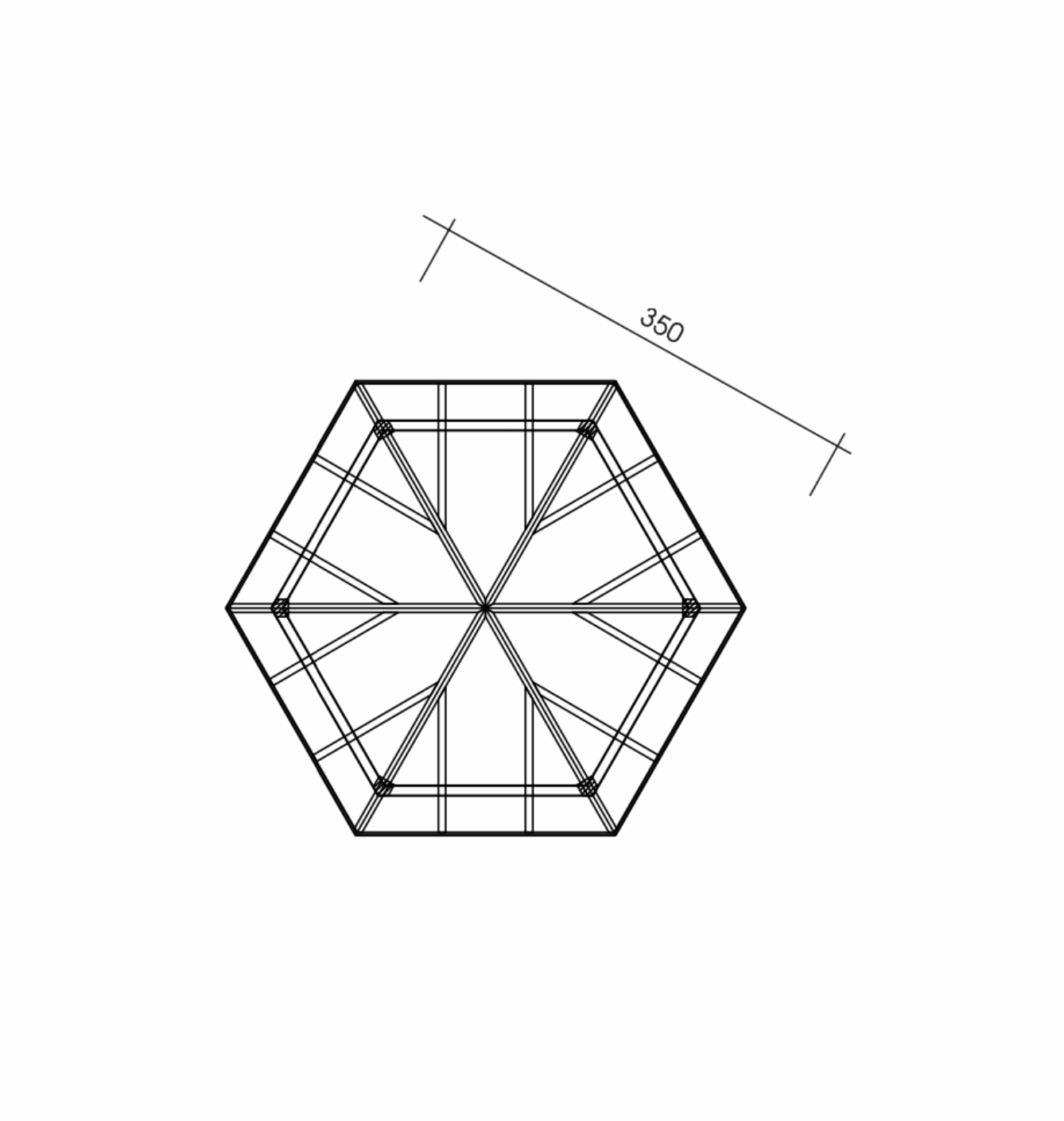 Helena 6 Gazebo | 3.5x3.5m