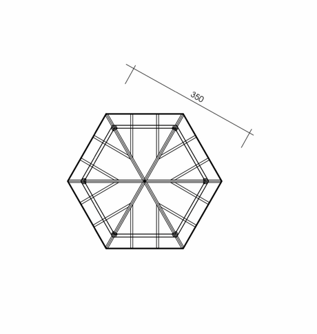 Helena 6 Gazebo | 3.5x3.5m