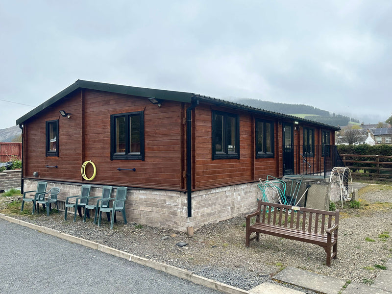 clubhouse log cabin by timber building specialists