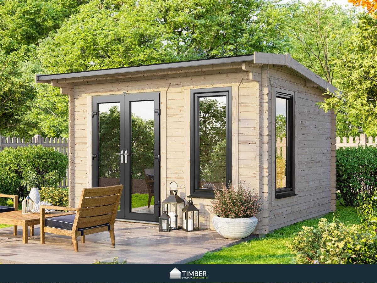 TBS UK Log Cabin | 3.6 x 2.4m - Timber Building Specialists