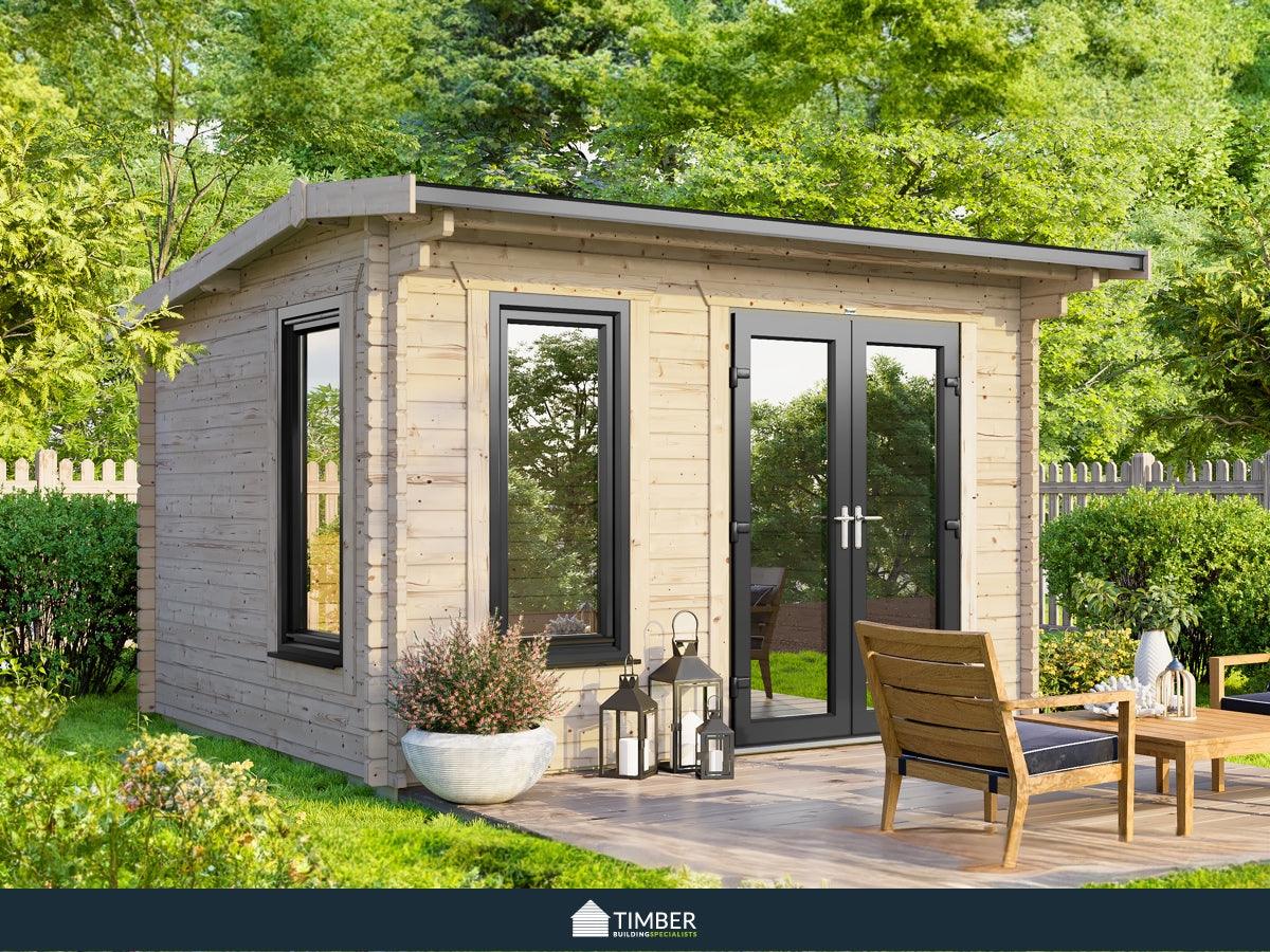 TBS UK Log Cabin | 3.6 x 2.4m - Timber Building Specialists