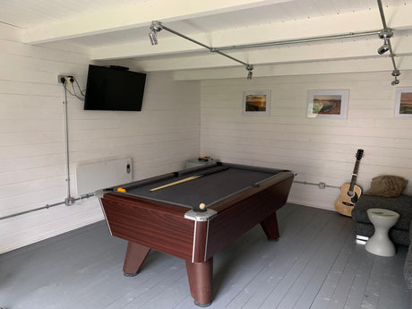 TBS135 Log Cabin | 5.0x6.0m Pool table