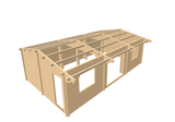 TBS156 Log Cabin | 10.0x6.0m - Timber Building Specialists