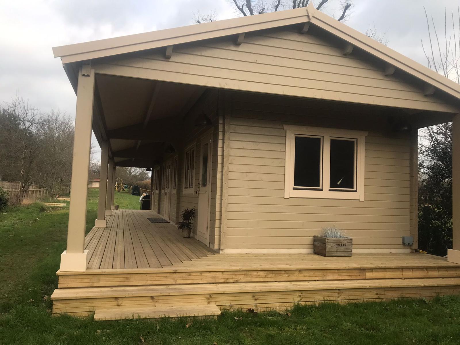 TBS157 Log Cabin | 17.2x6.0m - Timber Building Specialists
