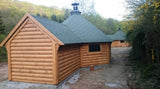 Premium BBQ Hut 16.5 m2 with 3m Extension Side