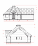 Premium BBQ Hut 16.5 m2 with 3m Extension Plan
