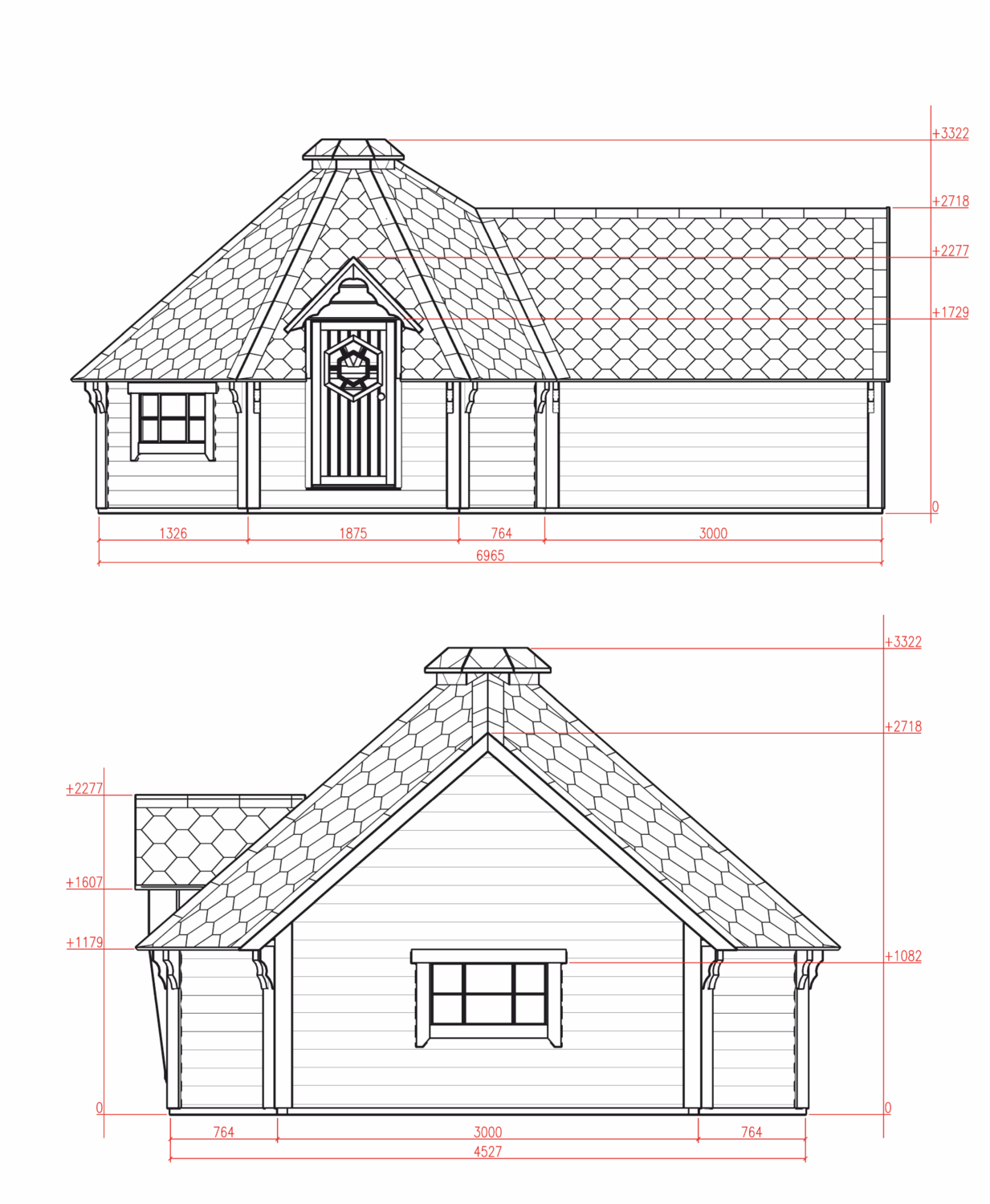 Premium BBQ Hut 16.5 m2 with 3m Extension Plan