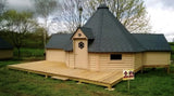 Premium BBQ Hut 25.0 m2 + 2.5m Extension
