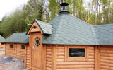 Premium BBQ Hut 16.5 m2 with 3m Extension Front