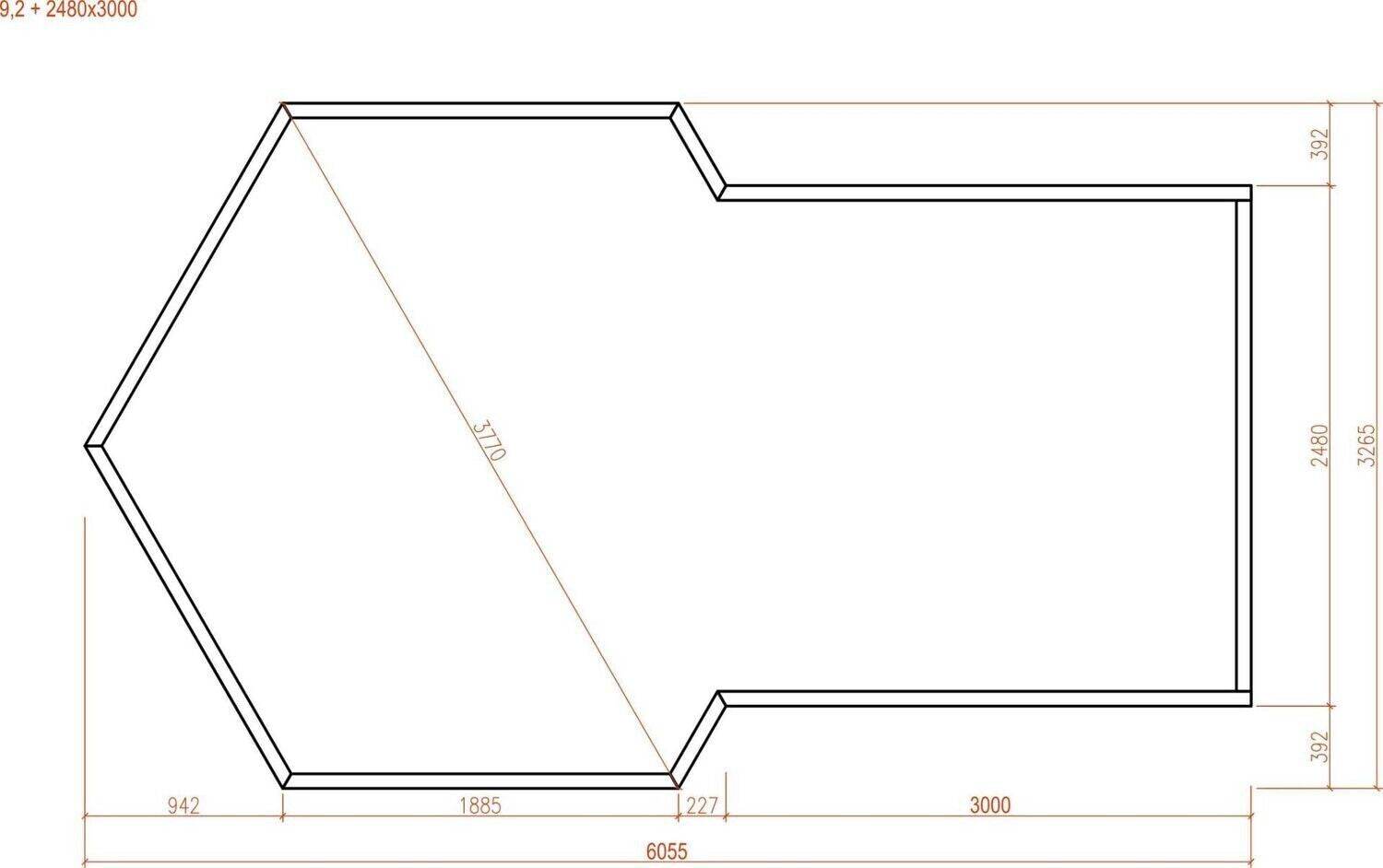 Camping Premium BBQ Hut | 9.2m2 +3m Extension