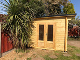 TBS141 Log Cabin | 5.0x3.0m Side Exterior